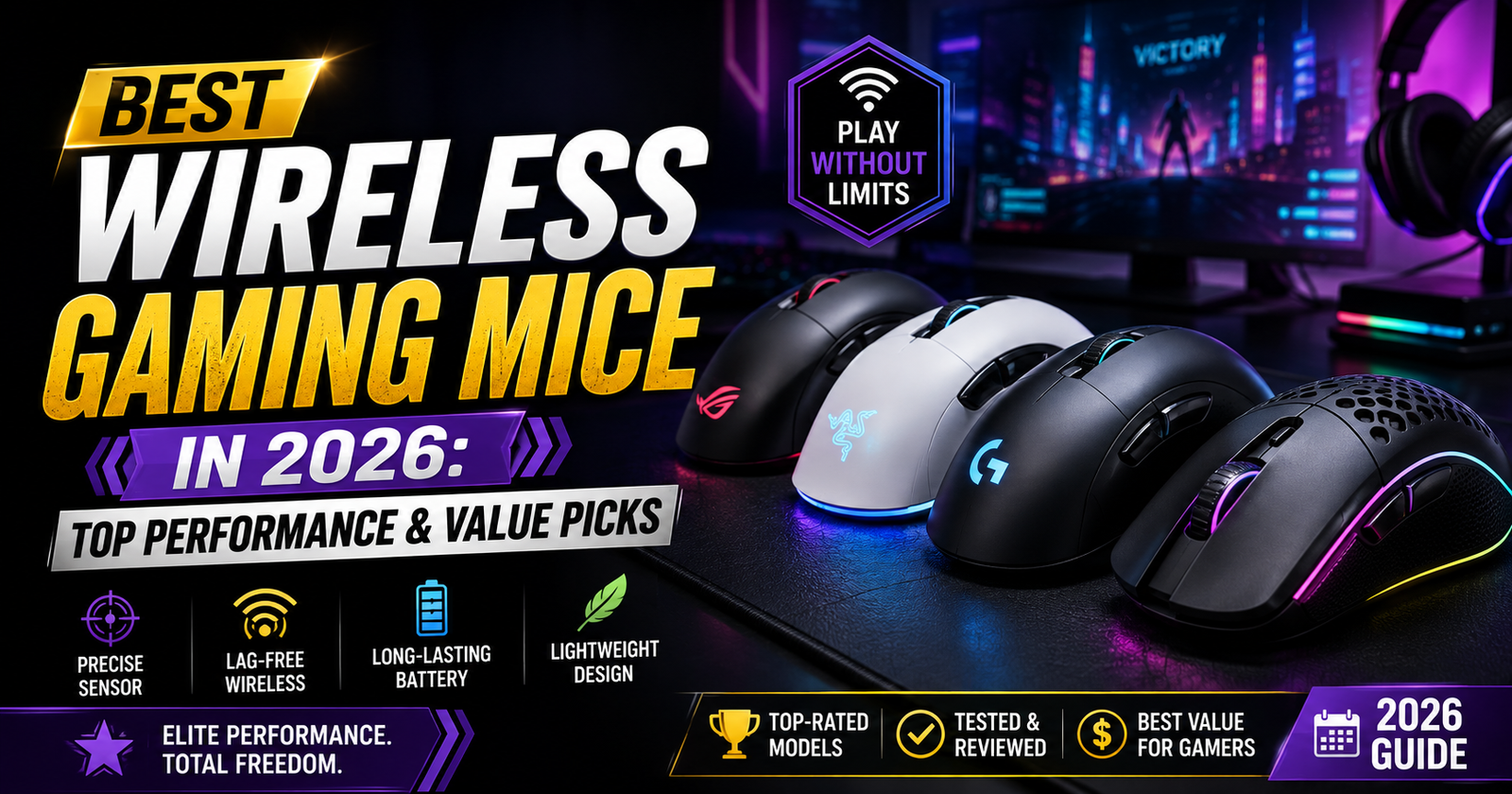 Best Wireless Gaming Mice