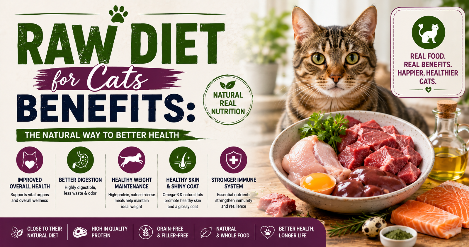raw diet for cats benefits