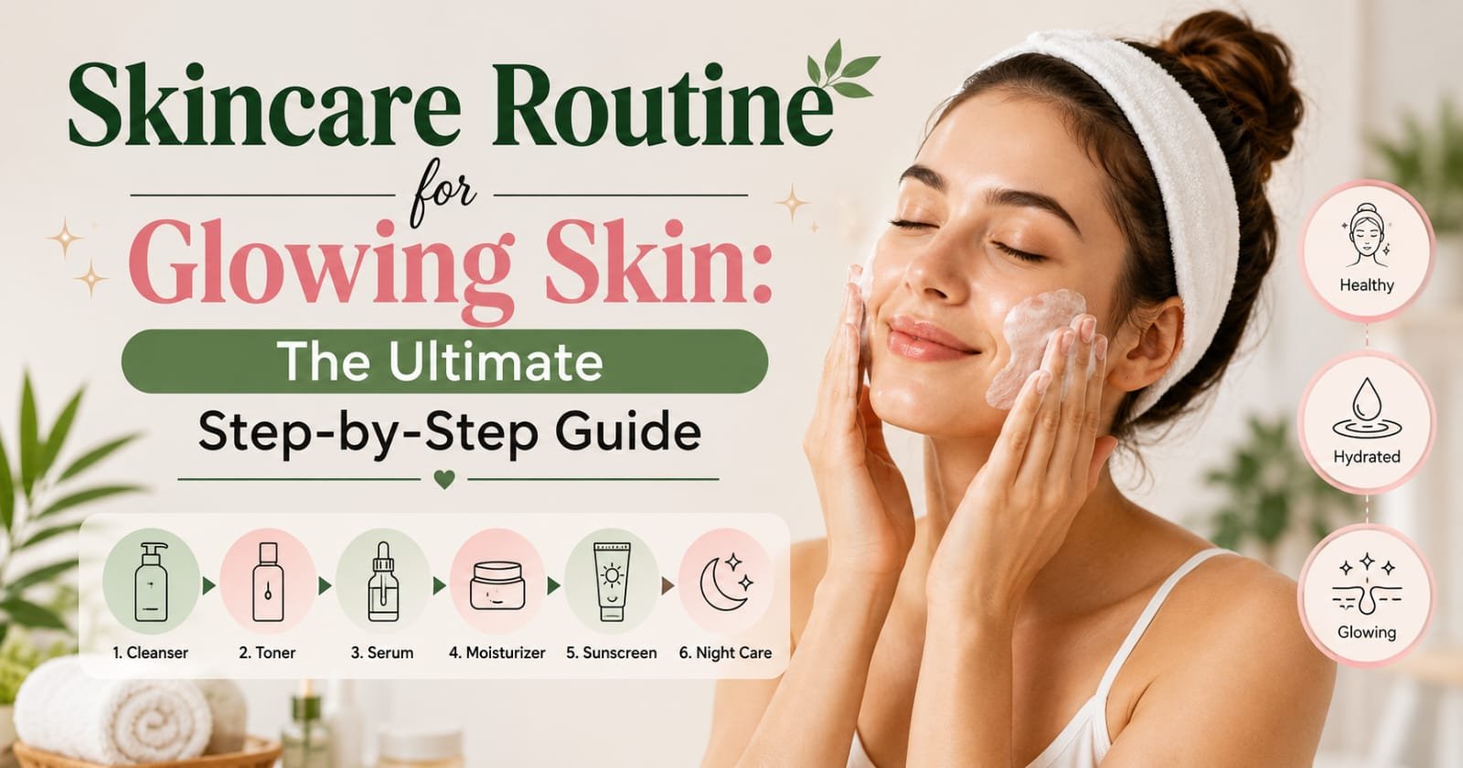skincare routine for glowing skin