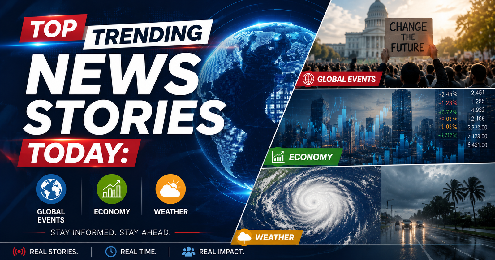 top trending news stories today