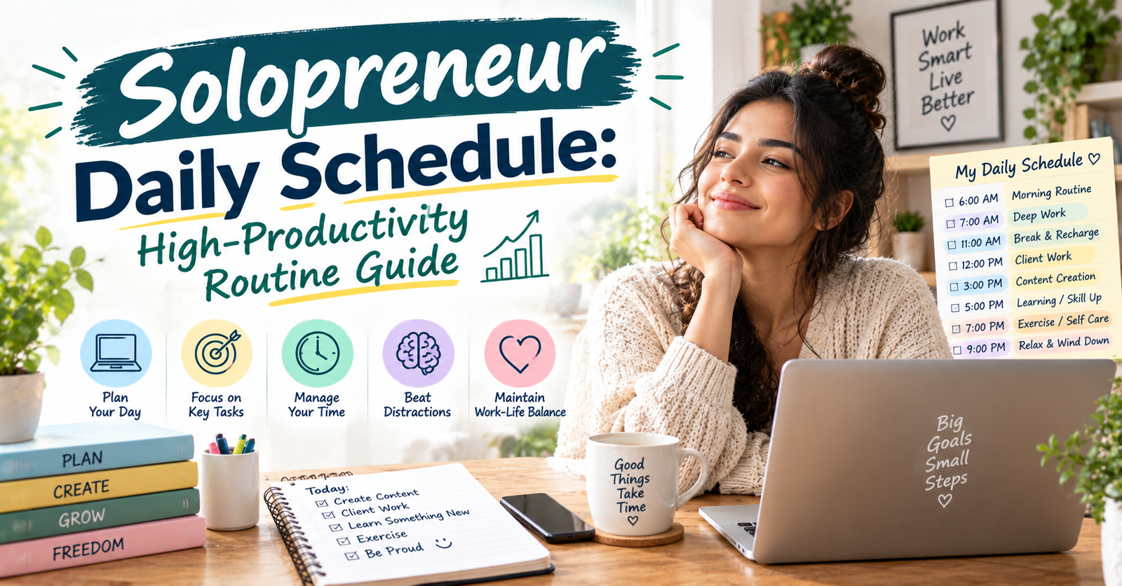 Solopreneur Daily Schedule