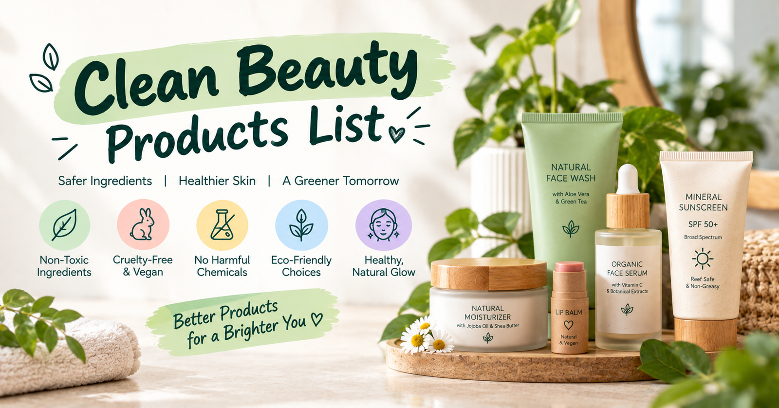 Clean Beauty Products List
