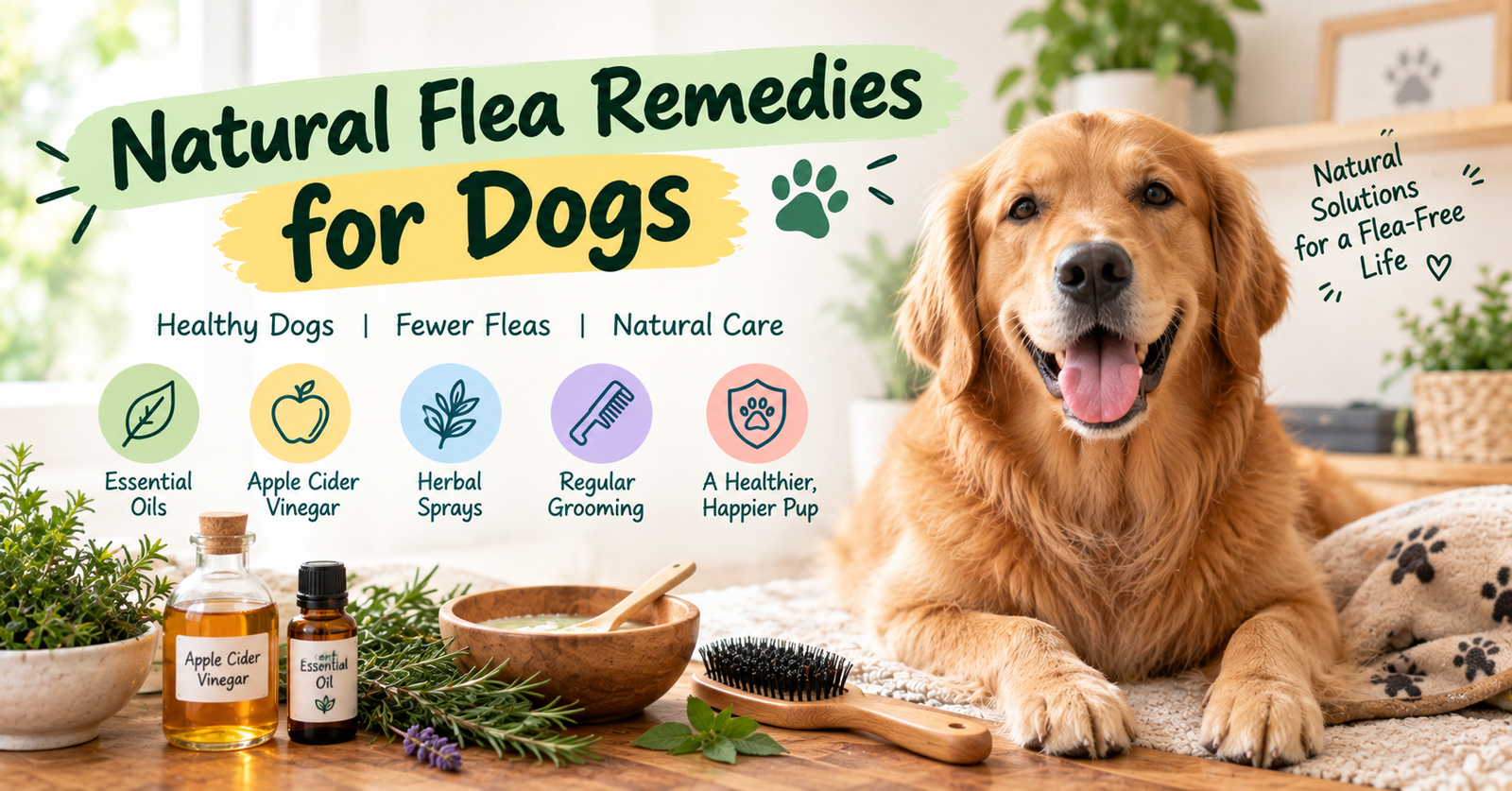natural flea remedies for dogs