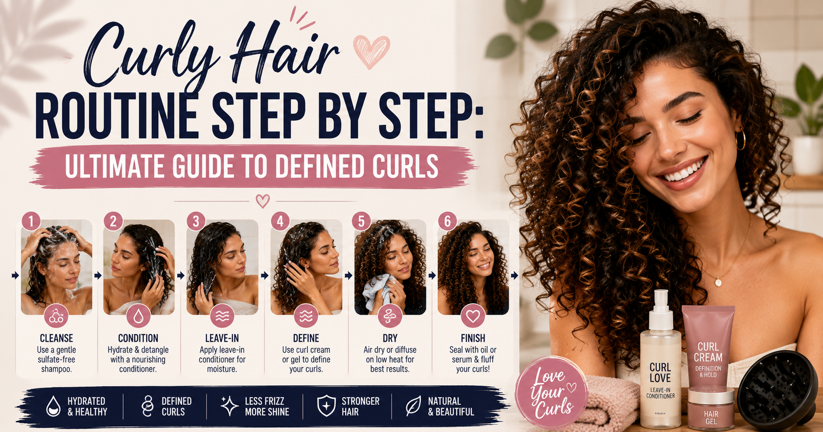curly hair routine