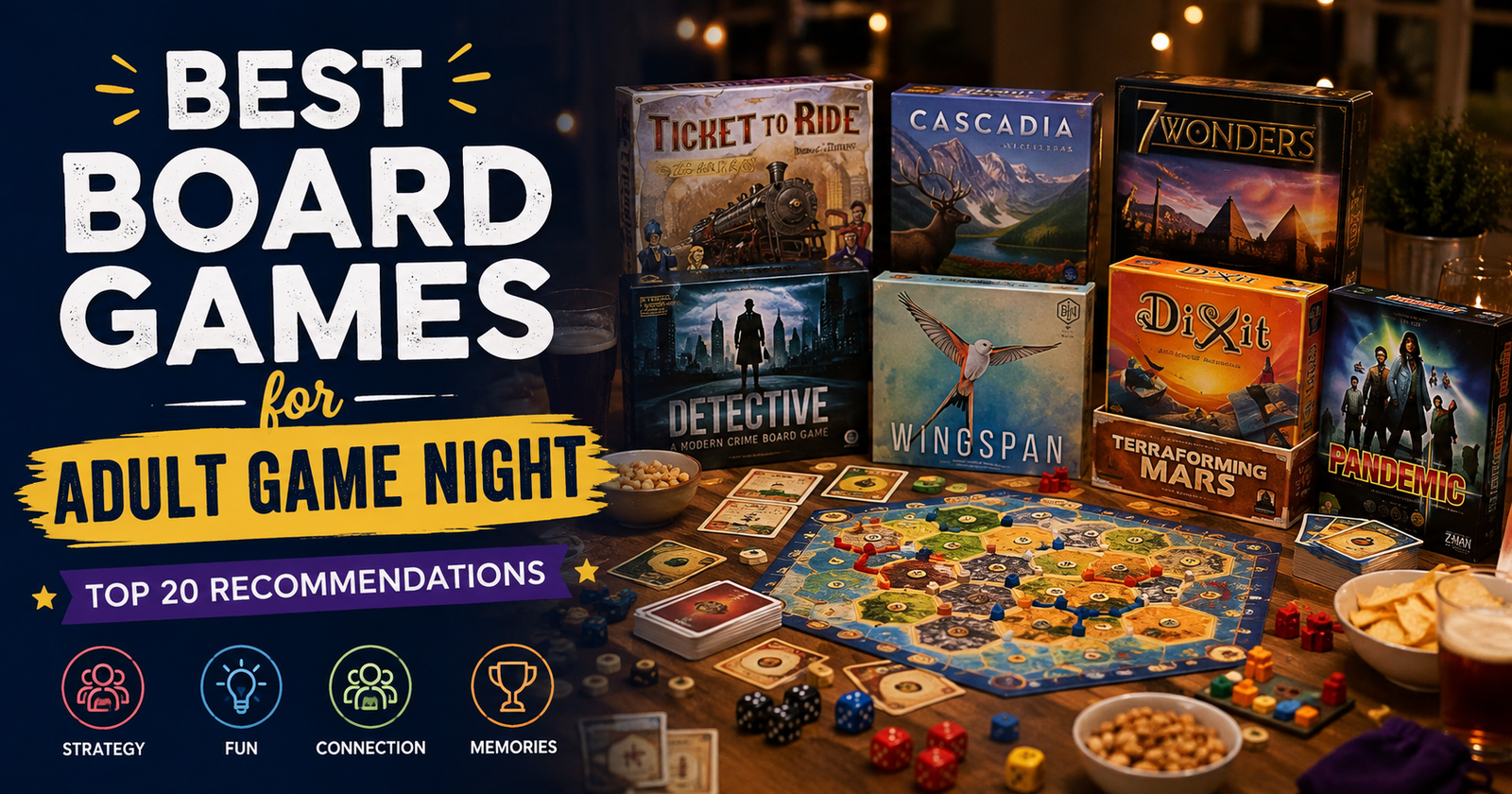 best board games for adult game night