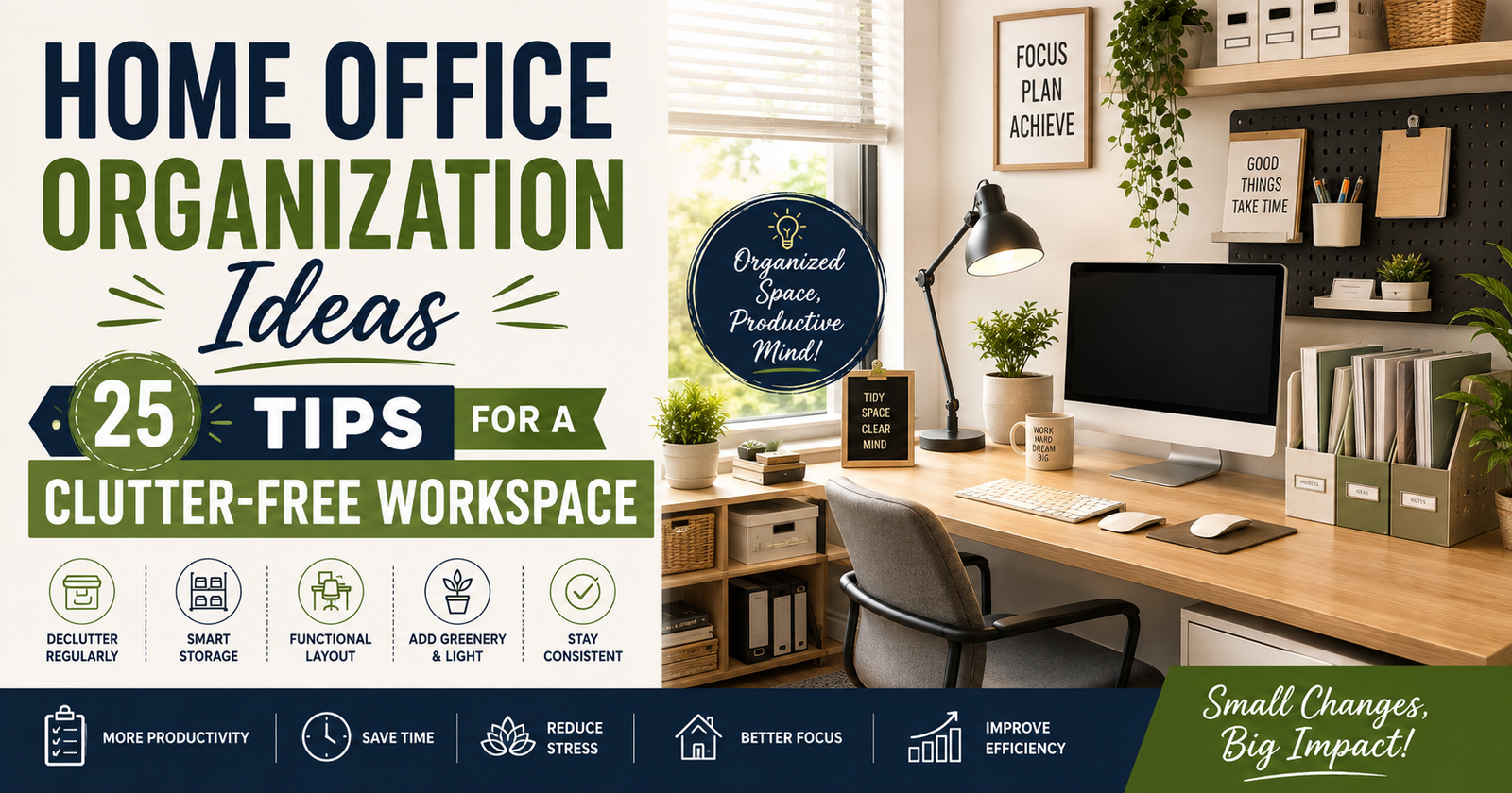 home office organization ideas