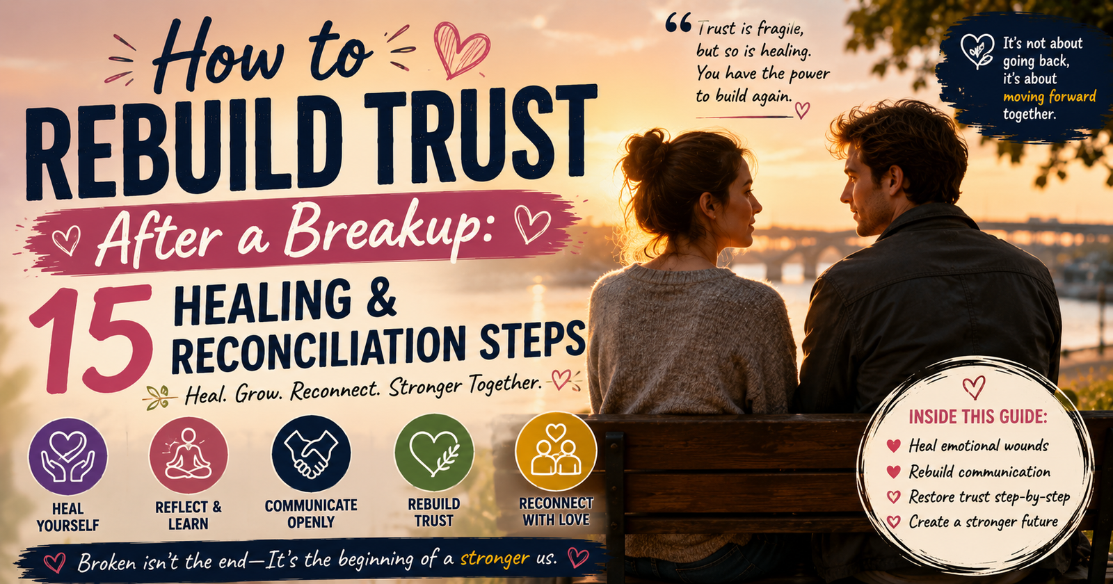 how to rebuild trust after a breakup