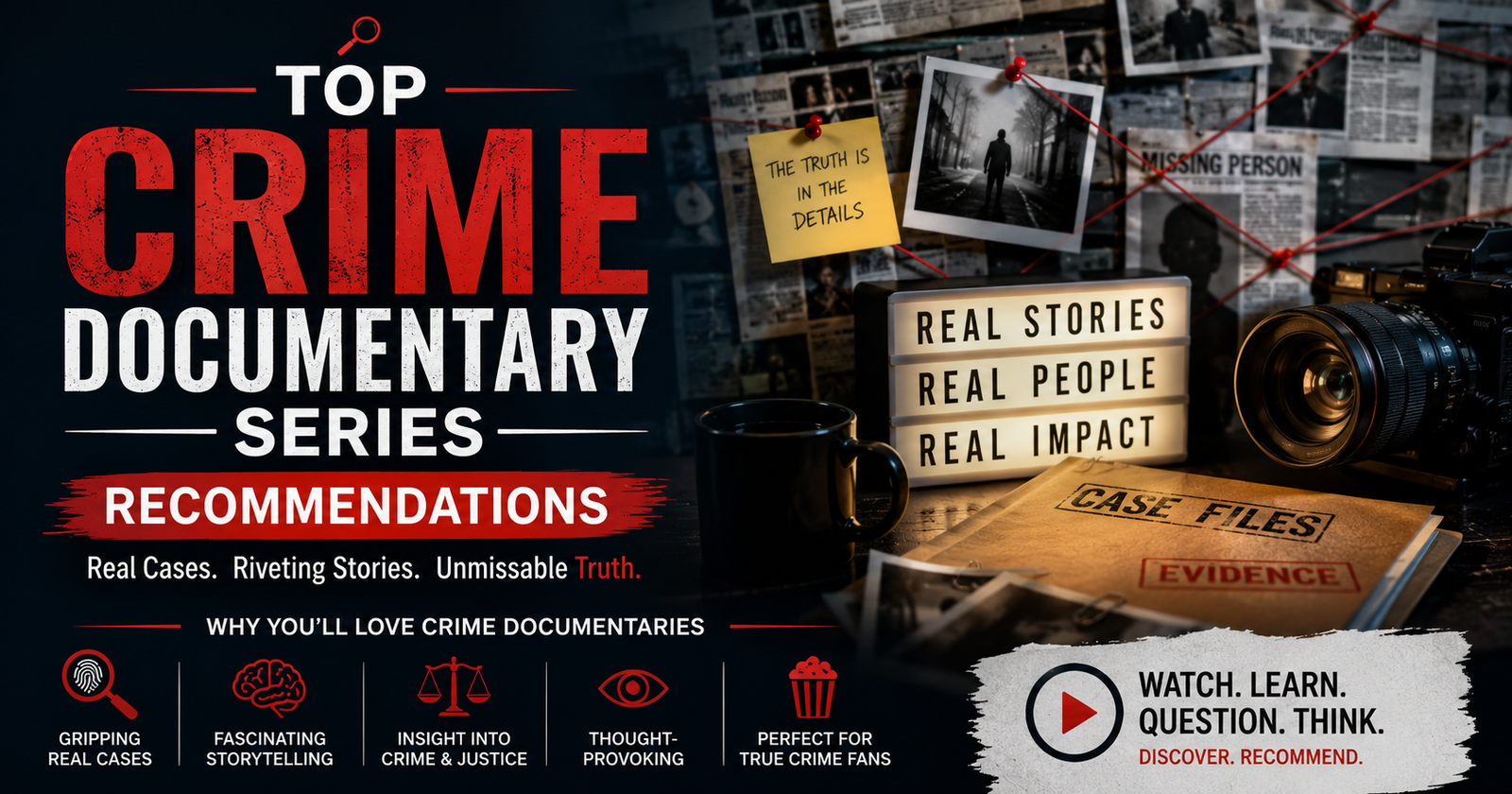 Top Crime Documentary Series Recommendations
