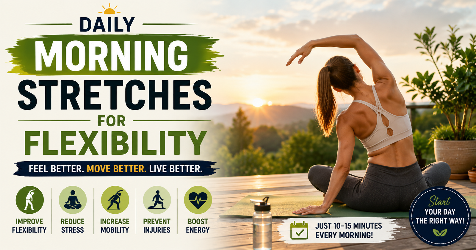 daily morning stretches for flexibility