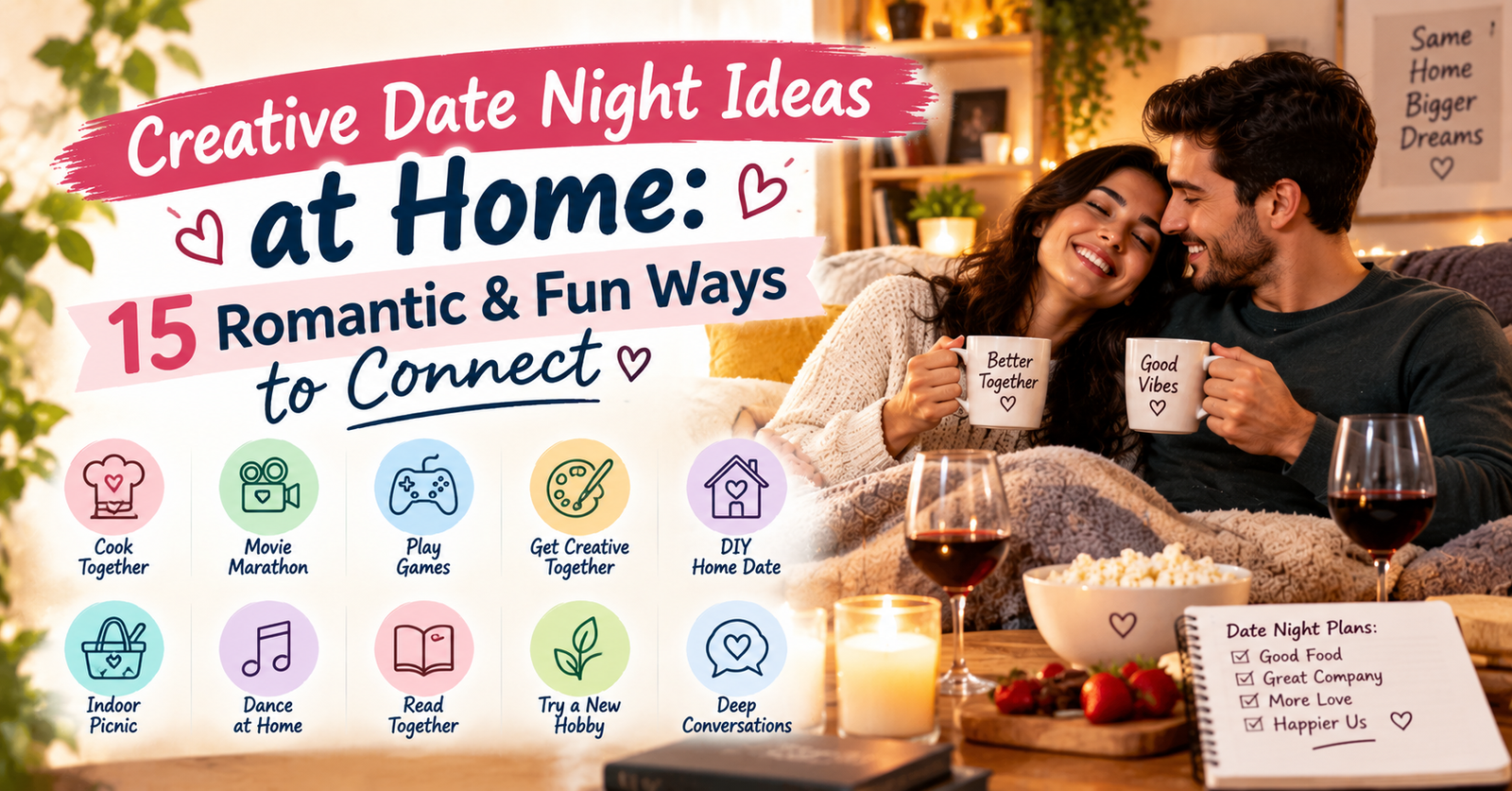 Creative Date Night Ideas at Home