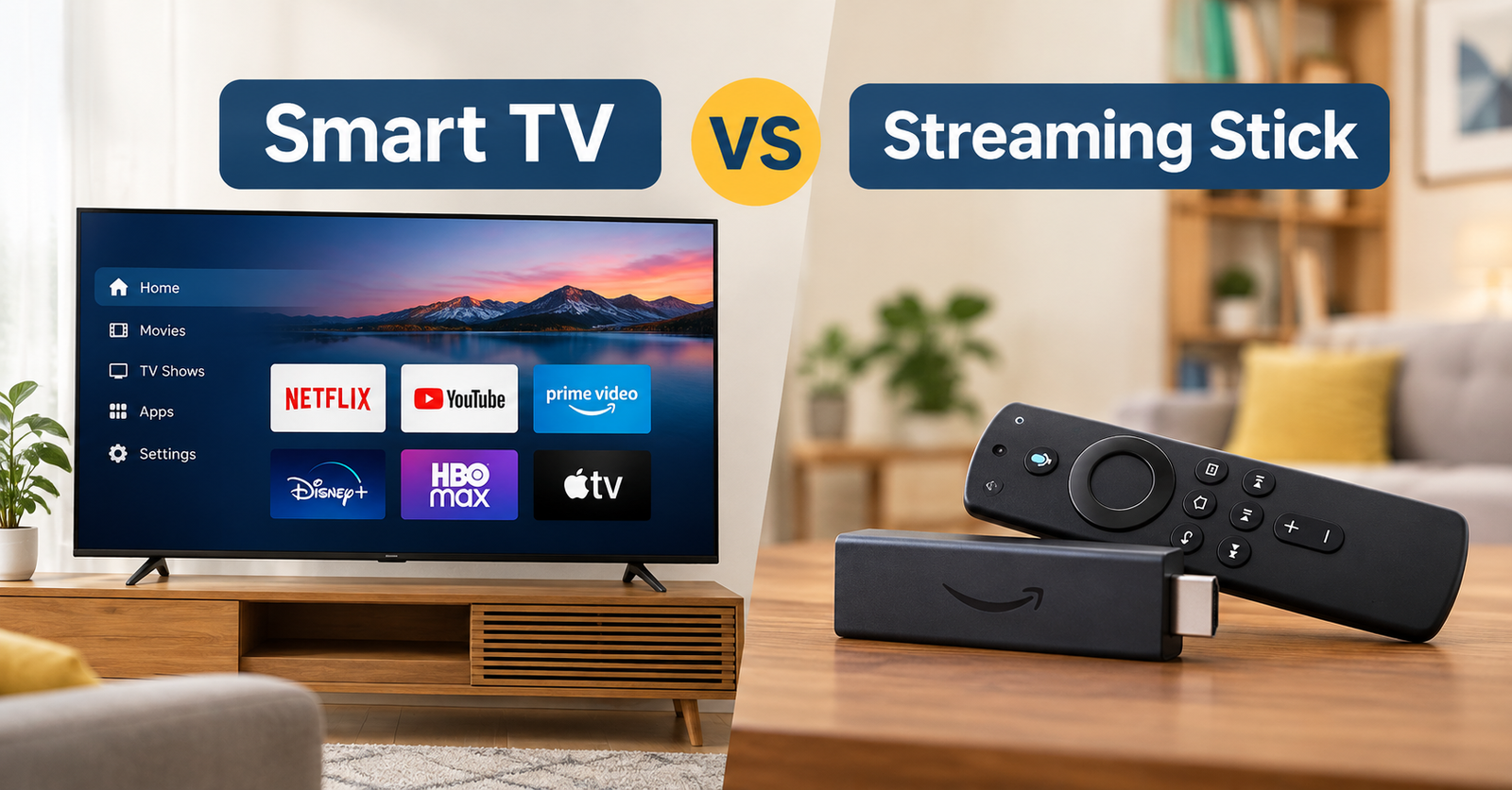 Smart TV vs Streaming Stick