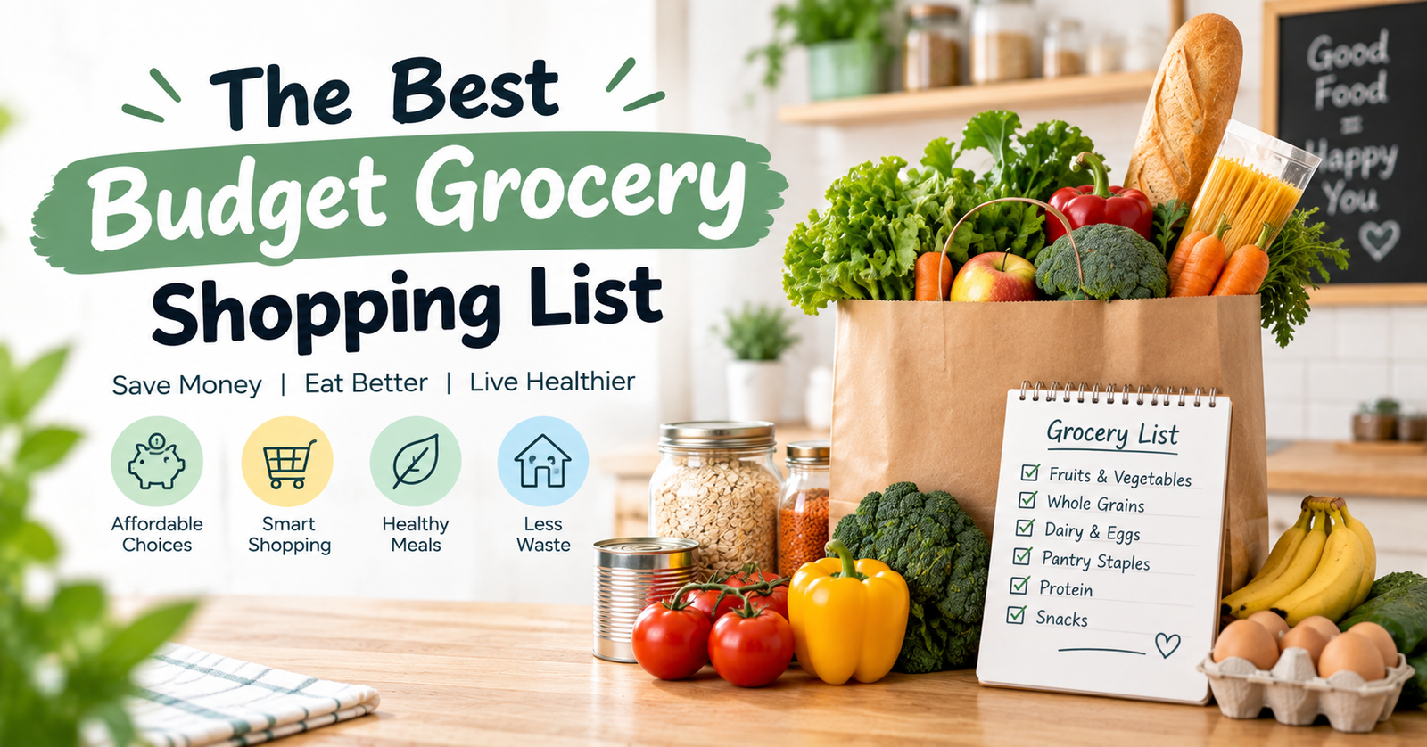 Budget Grocery Shopping List